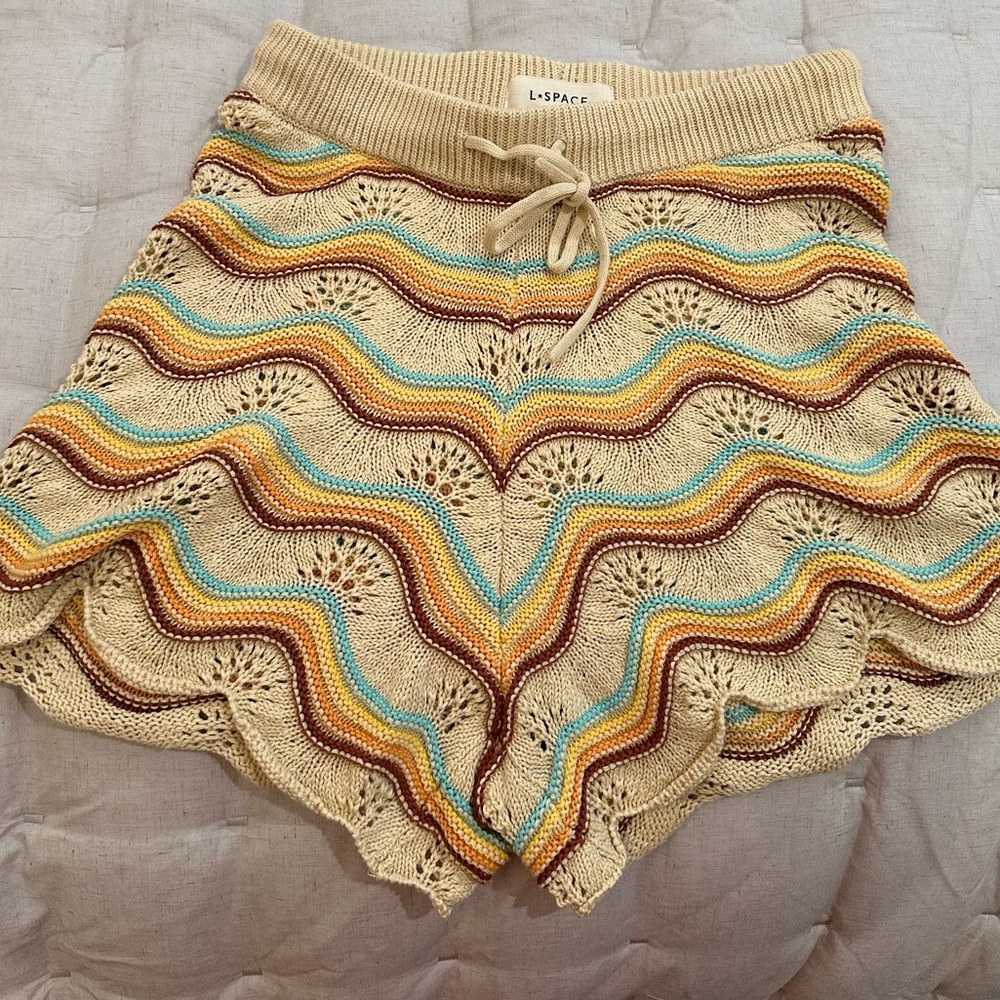 L Space knit shorts